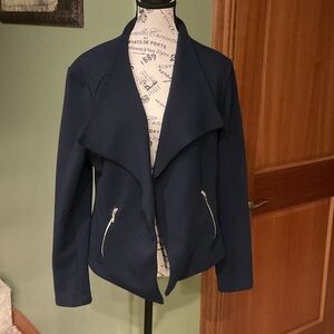 Calvin Klein Deep Blue Women's Blazer, Size L